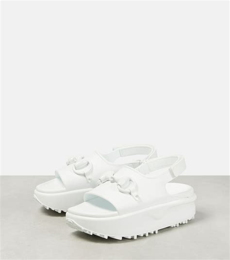 gucci horsebit rubber sandal|gucci horsebit sandals sale.